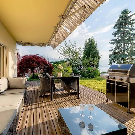 Gf Rooms With Stunning Lake View & Garden Access Casa de hóspedes Montreux